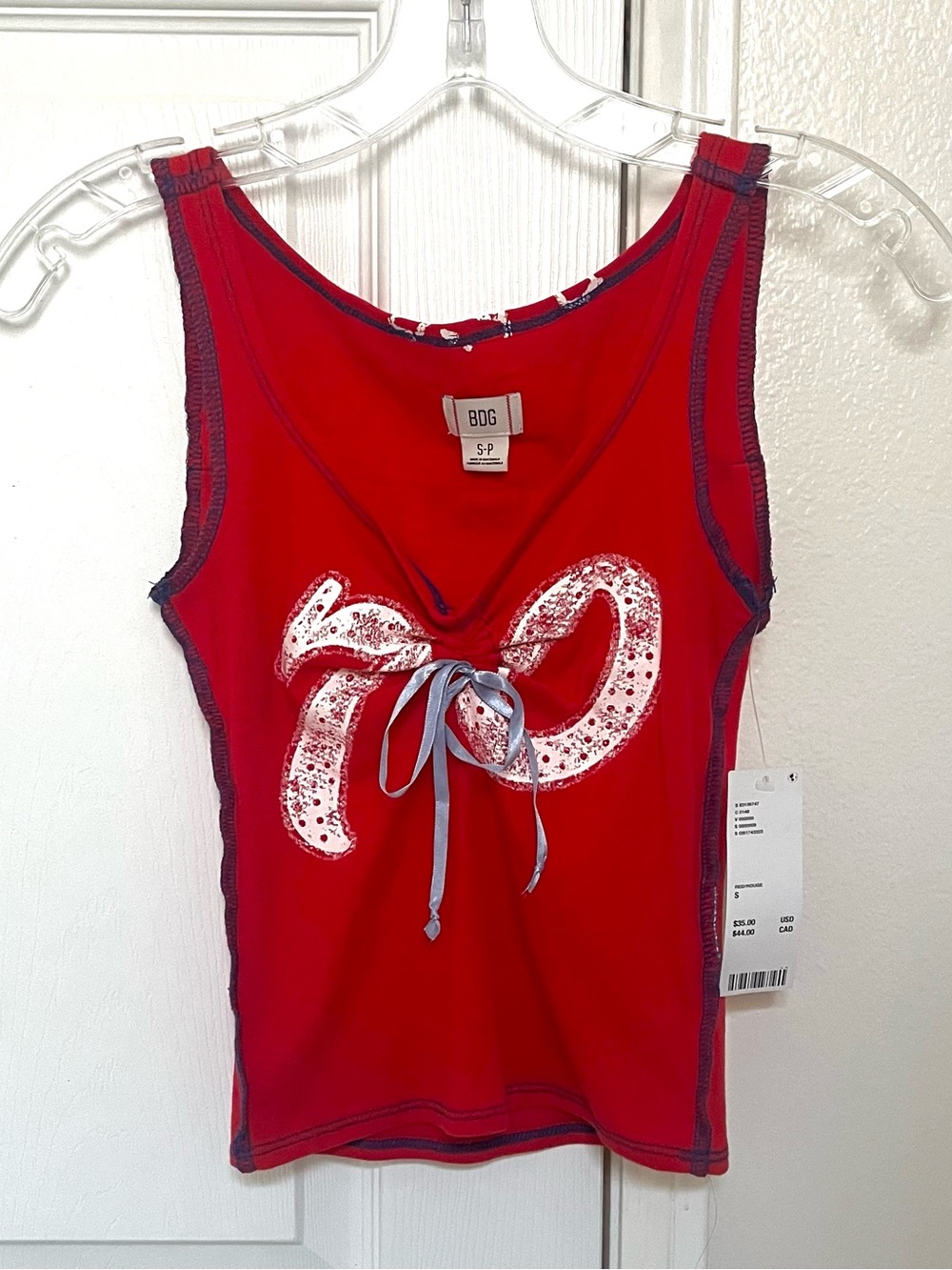 Urban Outfitters BDG angel ruched tank top